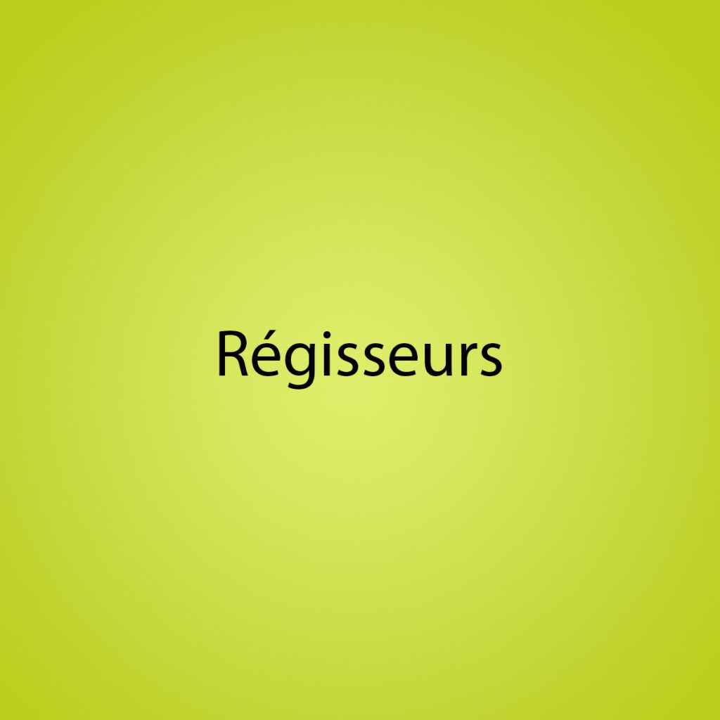 Régisseurs